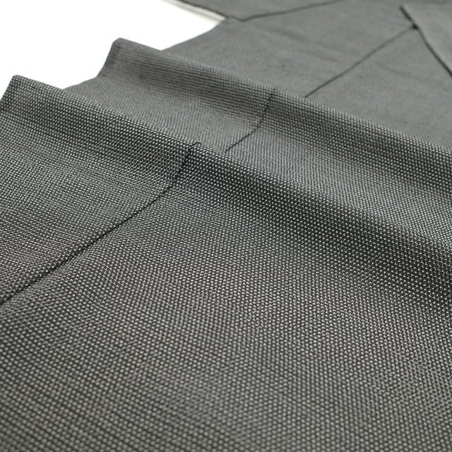Amazon.co.jp: 本塩沢 単衣 着物 本場塩沢 塩沢 塩澤 上質 黒グレー 蚊