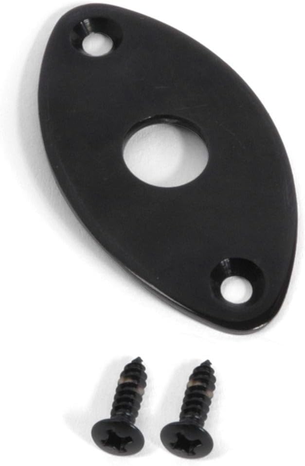 Gotoh Metal Oval Jack Plate, Black