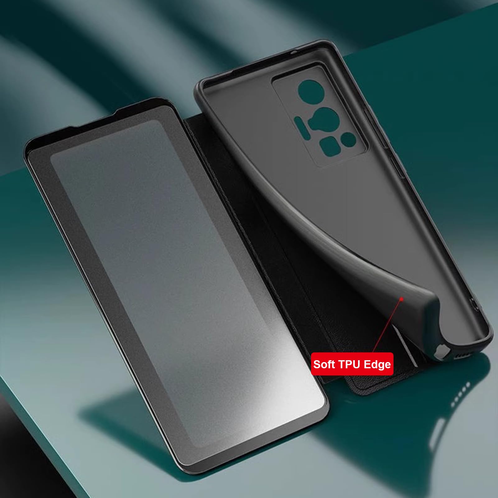 Etui z prawdziwej skóry do Samsung Galaxy S25 Ultra/S25 Plus/S25, inteligentne etui z klapką zamknięta hibernacja smukłe etui obsługuje ładowanie bezprzewodowe, czarne, S25