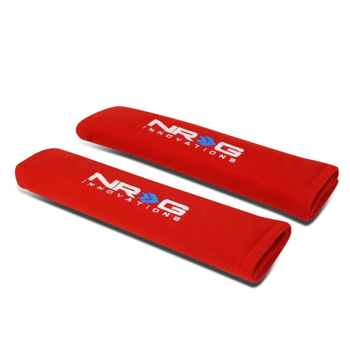 NRG InnovationsSBP-27RD Red Seat Belt Pad, 2 Piece (2.7" (wide) x 11" Short)