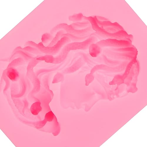 Miniatura 8 de Medusa - Moldes de silicona, marco de fotos de camafeo vintage, molde de chocolate, mitología griega, cabeza de diosa, moldes de fondant para