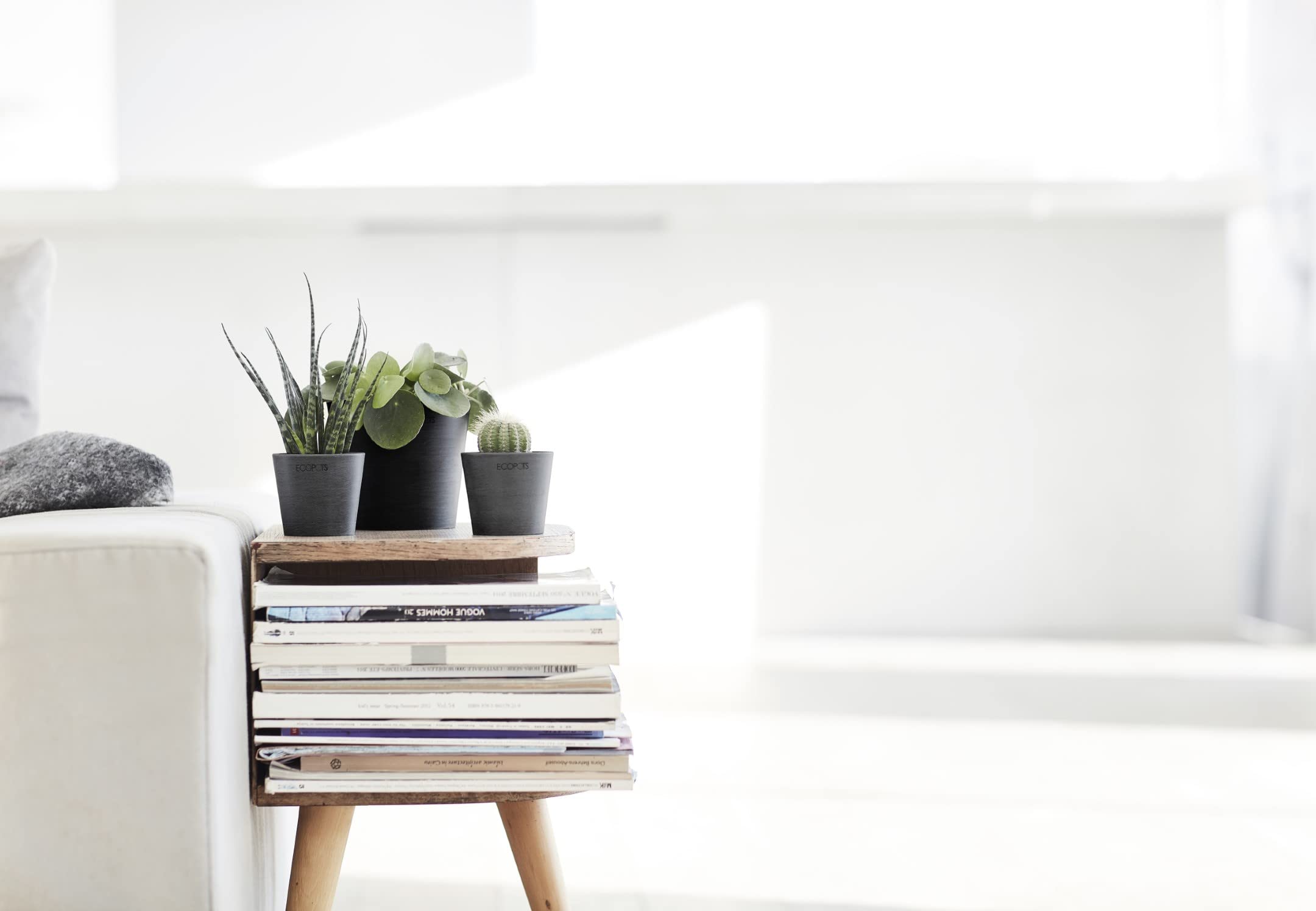 Vaso Ecopots Amsterdam Mini 13 - Grigio Chiaro