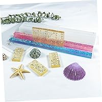 Vista 7 de Domino Stand DIY Mold 2pcs Crystal Holder Molds for Resin Molde De para Resina Resin Molds De para Gelatinas Mold for Resin Silicone Molds White