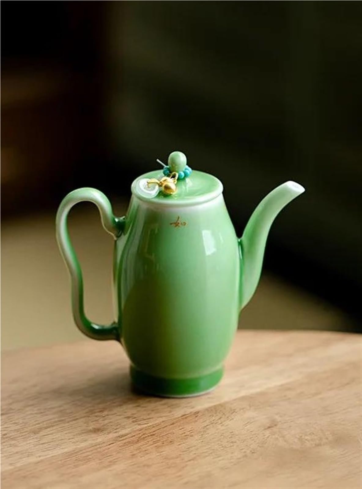 エメラルドグリーンのティーポットと茶碗セット Amazon | ティーセット 中国茶セット装飾 120 ミリリットルエレガント