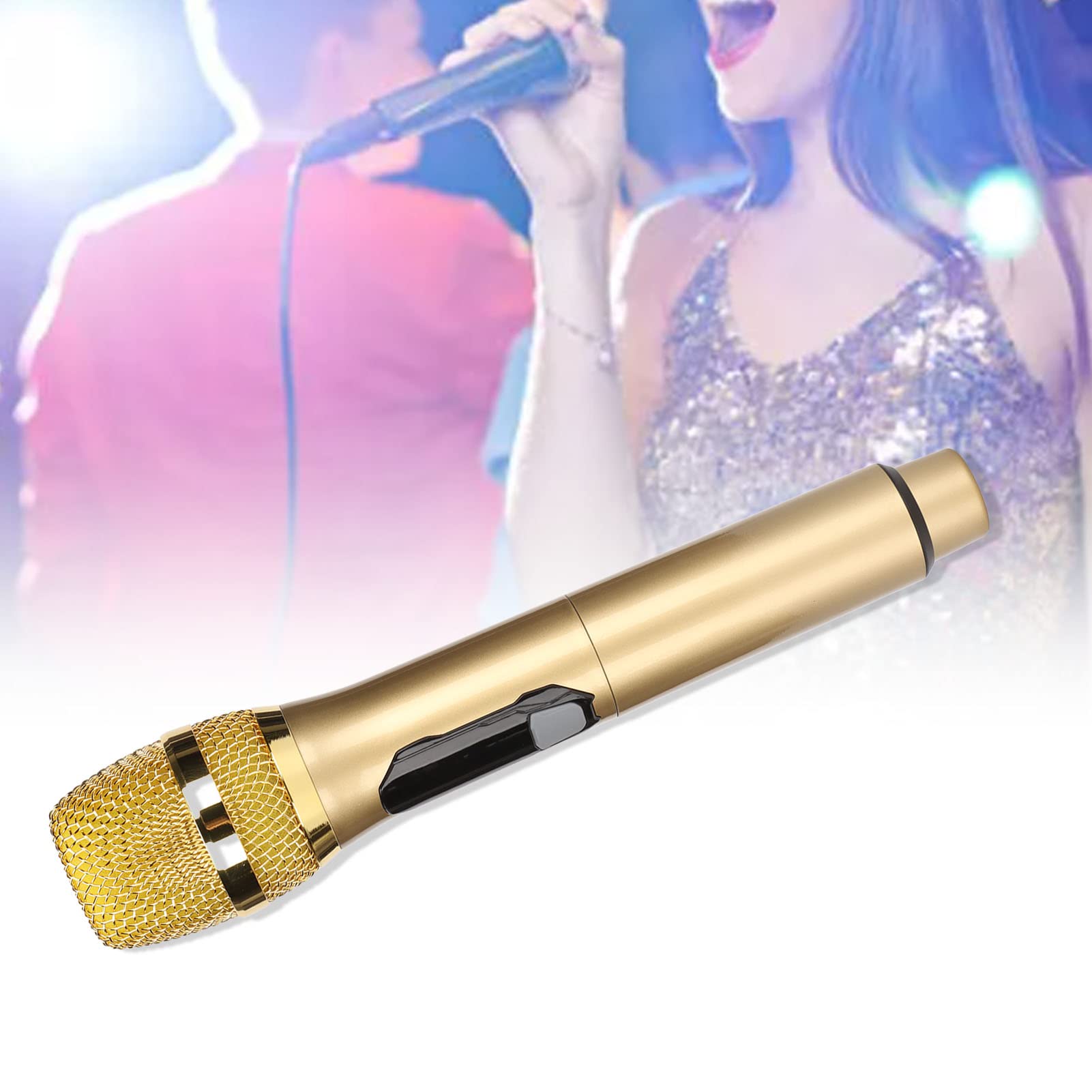 Wireless Handheld Karaoke Microphone, Portable Handheld Mic Singing Microphone - Image 2