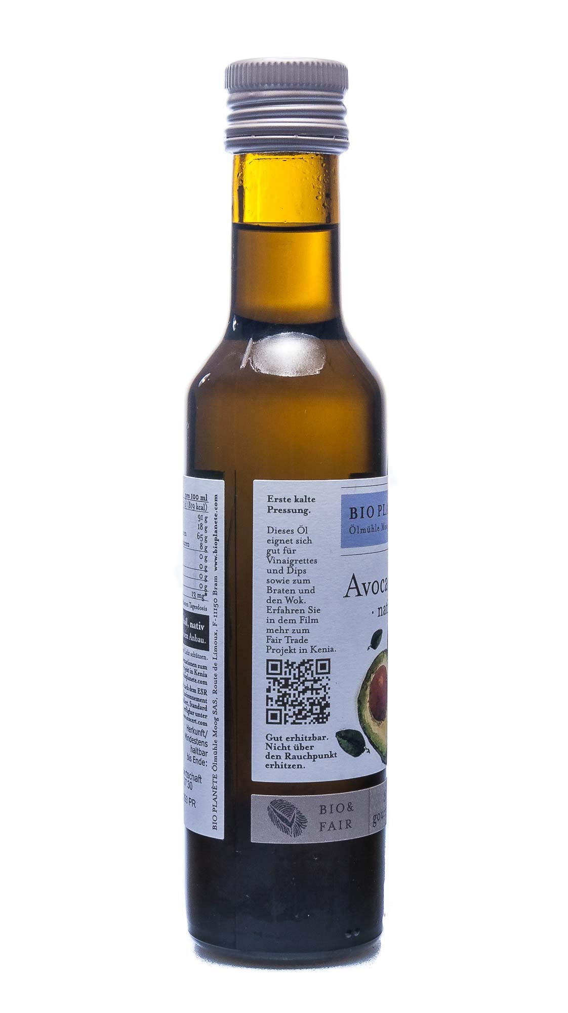 Bio Planète Avocadoöl nativ aus kbA, 2er Pack (2 x 250 ml)