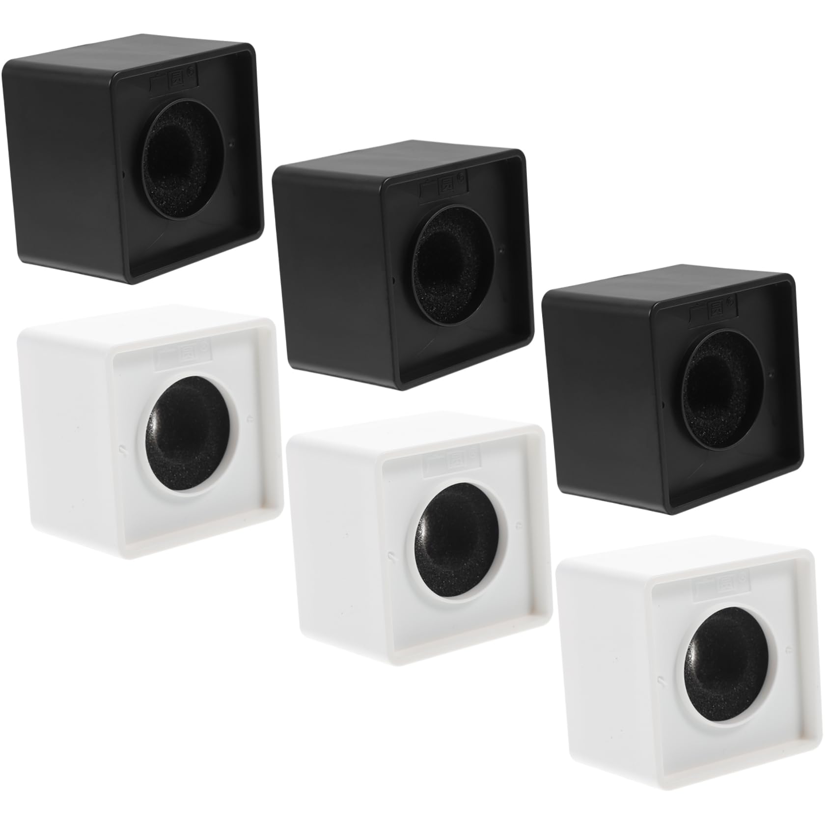 VICASKY Logo Microphone Flag Station Covers 6pcs Tv Station Interview Branding