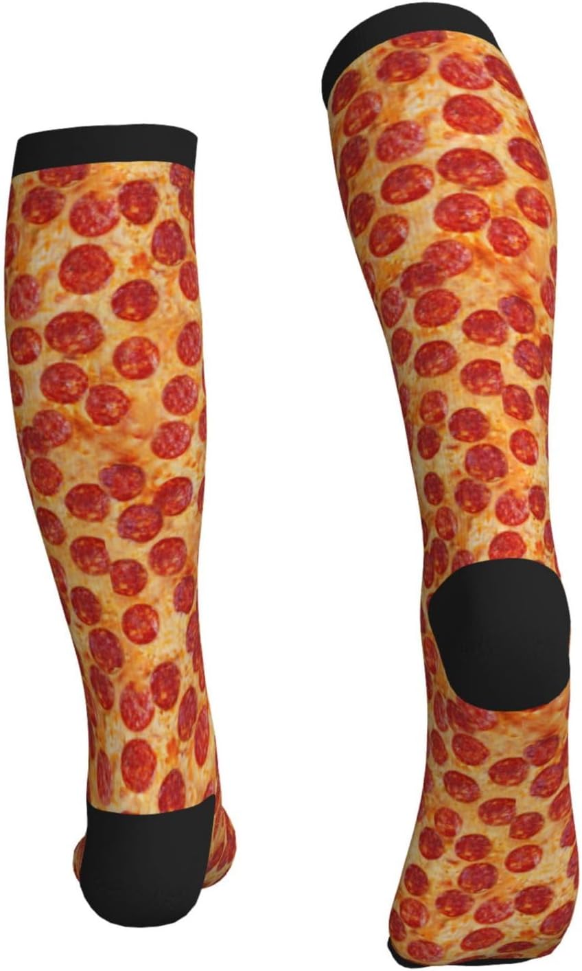 Avocado Compression Socks Women Men Knee High Stock for Running Work Support Nurses Travel - Image 4