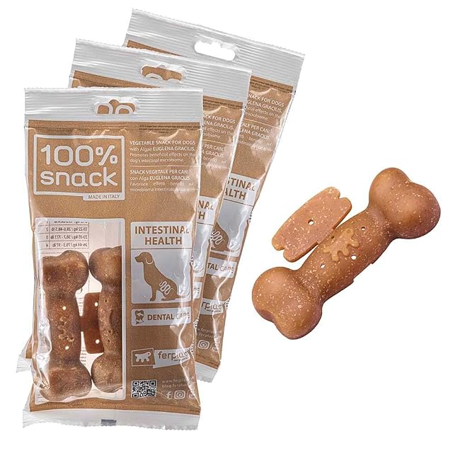 Ferplast Snack Perro Snack Natural para Perro Snack Higiene Oral Talla Mediano para la Salud intestinal…