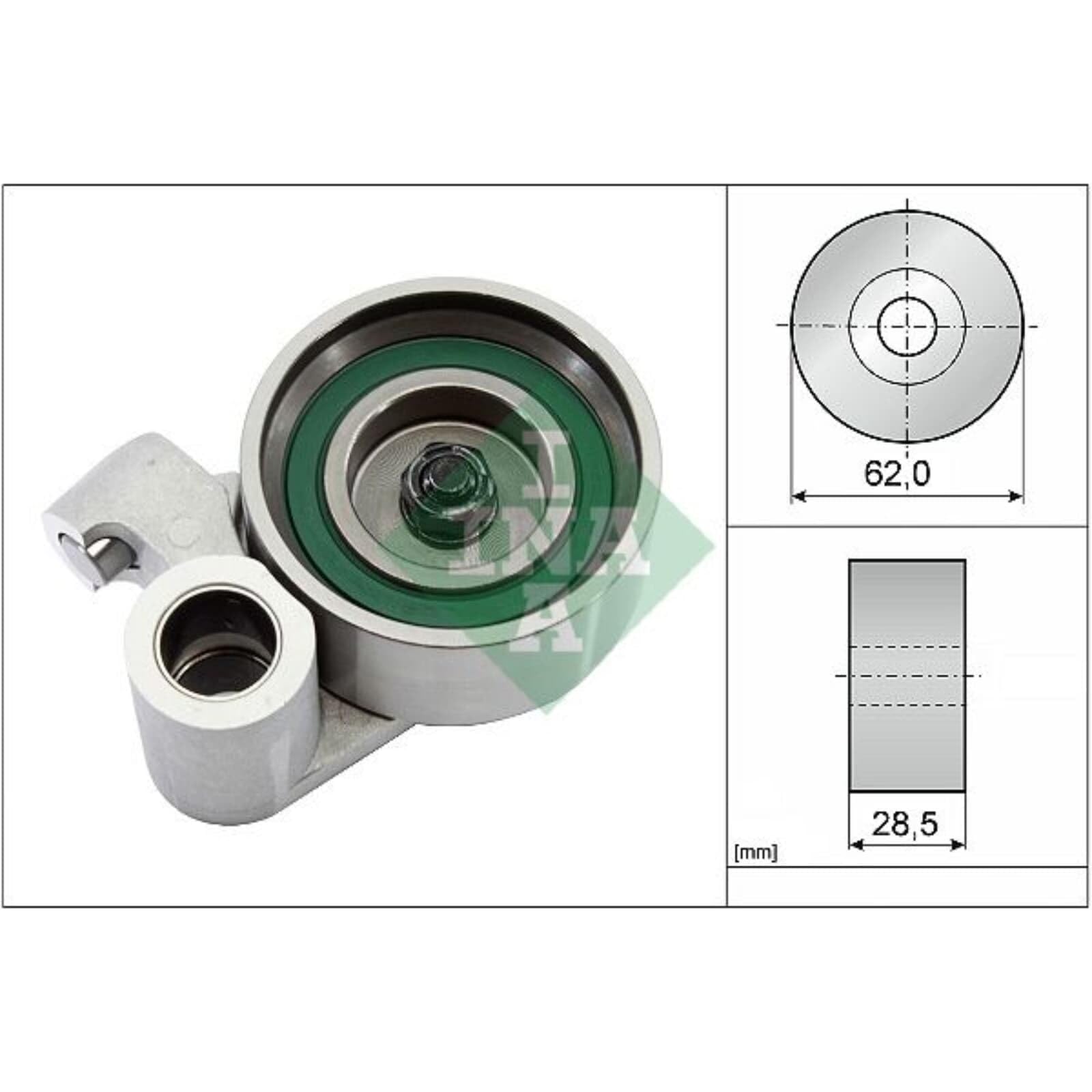 INA Kit de correa de distribución 530 0719 10 28,5mm Compatible con TOYOTA LAND CRUISER 90 J9 LAND CRUISER KDJ12, GRJ12 HILUX III Pick-up TGN1, GGN2, GGN1, KUN2, KUN1 HILUX VI Pick-up N1