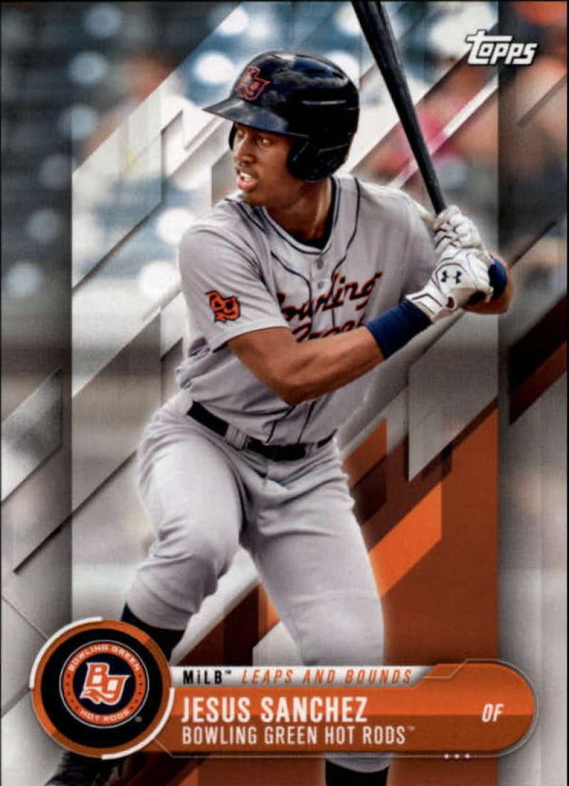 Amazon.com: 2018 Topps Pro Debut MLB Leaps and Bounds #LB-JS Jesus Sanchez  RC Rookie Baseball Card Bowling Green Hot Rods : Collectibles & Fine Art