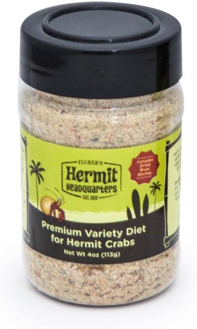Fluker’s Premium Variety Diet, Food for Hermit Crabs 4 oz