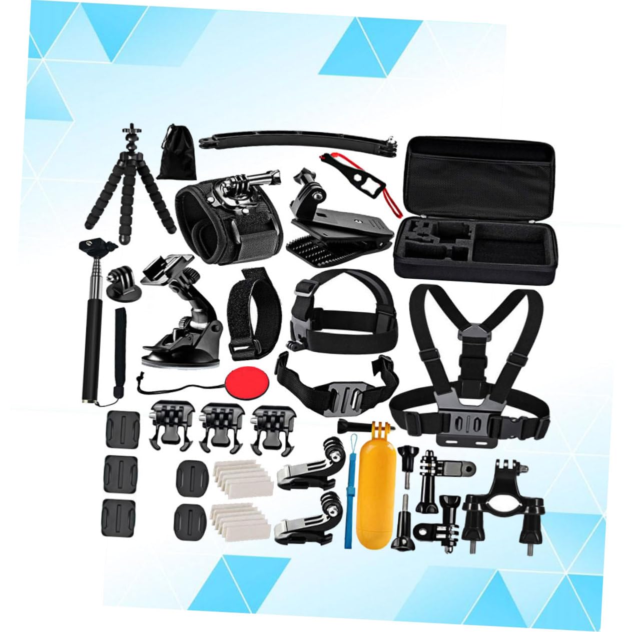 Gadpiparty Accessoires pour Caméra Kit Complet avec Trépied Flottant Et Support Ventouse pour Et