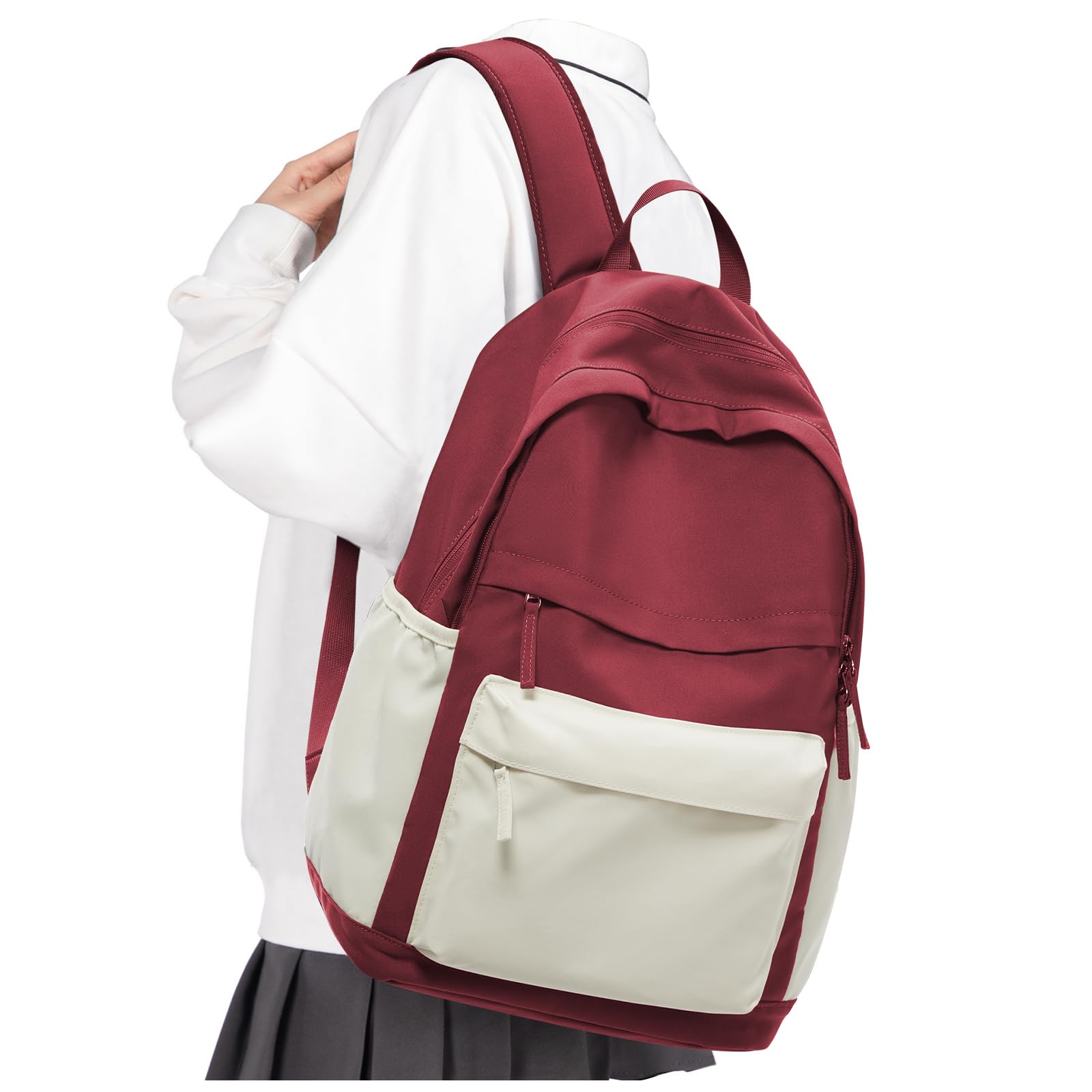 VGCUB Schulrucksack Teenager Mädchen Schultasche Wasserdichter Leichter Rucksack Damen für Die Schule Teenager Mädchen Jungen School Bag Womens Backpack Casual Daypacks Aesthetic