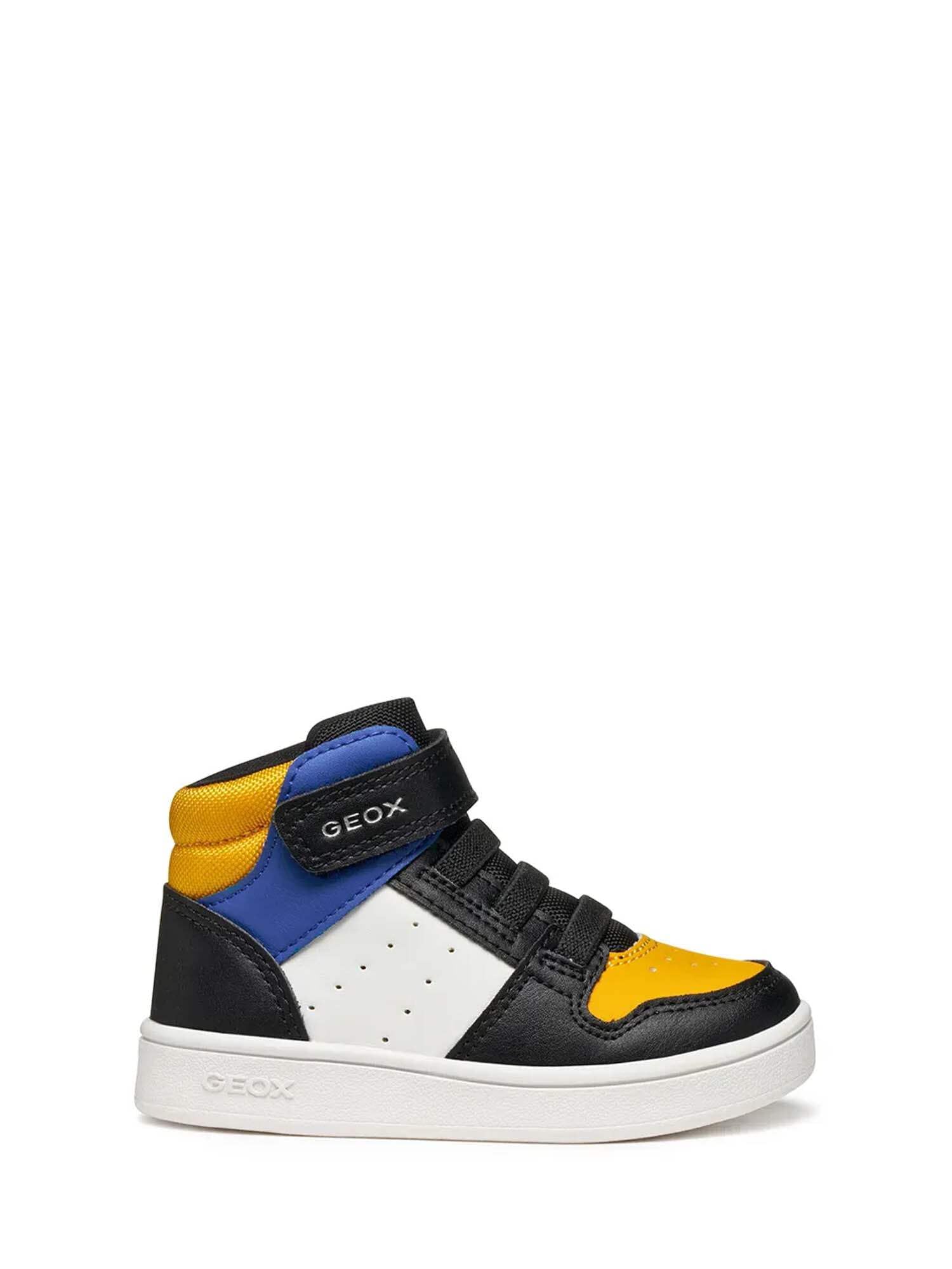 Geox Baby B Eclyper Boy Sneakers Black/Dk Yellow, 27 EU