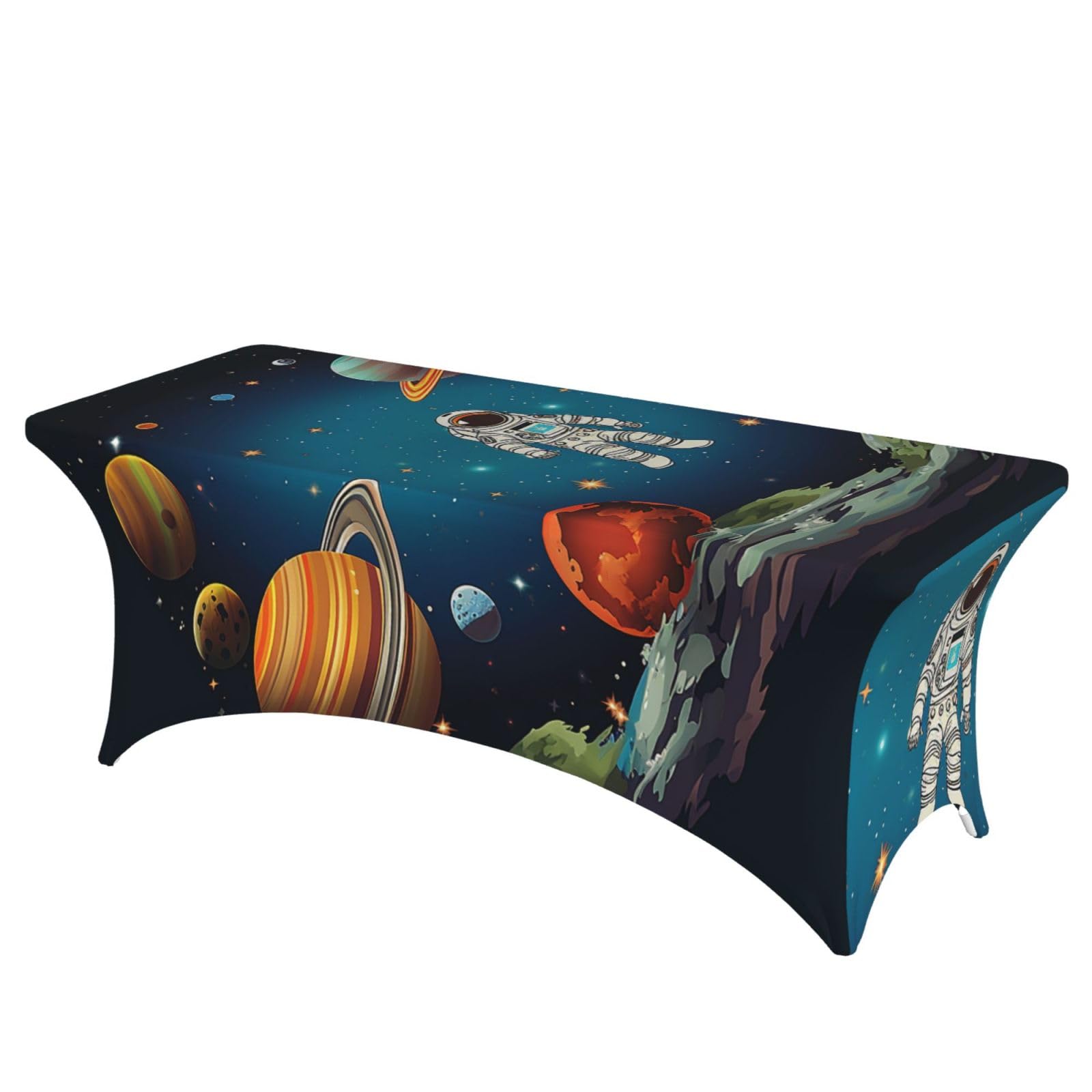 Nappe d'astronaute anti-pli pour table de banquet, protection élasthanne lavable