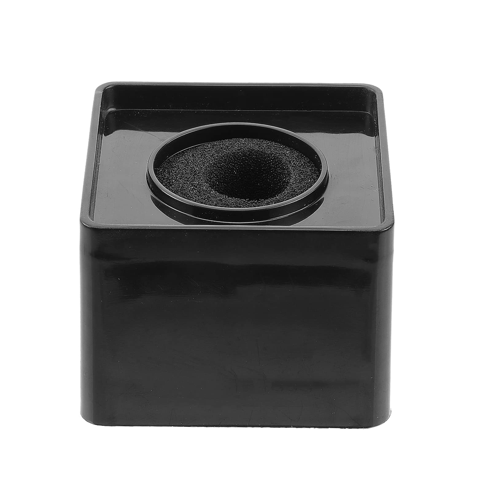 Sewroro Abs Microphone Station Logo Flag Square Design Black Interview Mic Accessory Durable Plastic Engravable for Professional Use - Image 2
