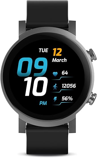 Ticwatch E3 Smartwatch Wear OS by Google with Qualcomm Snapdragon Wear 4100  Platform Google Pay Built-in GPS Heart Rate Monitoring Stress Management  iOS and Android Compatible : Amazon.co.uk: Electronics \u0026 Photo