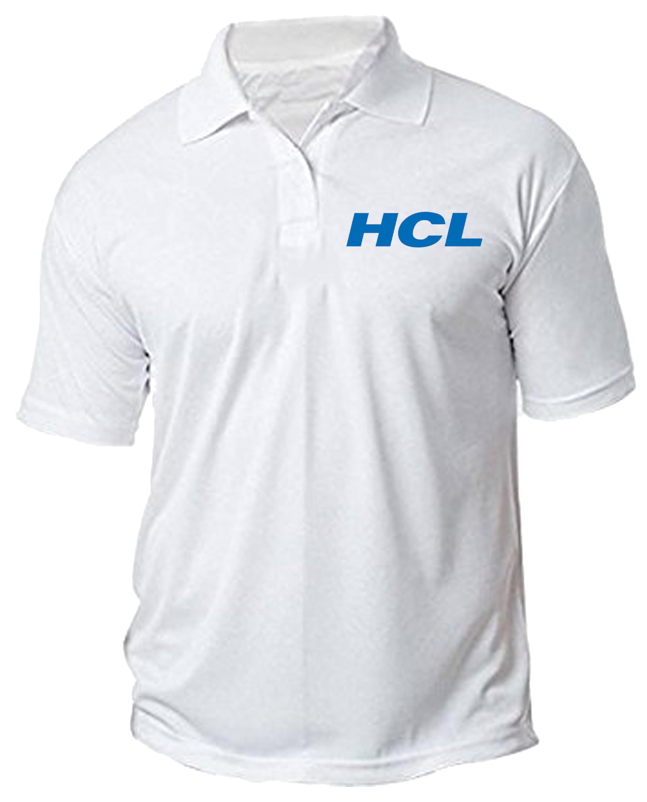 goobydooby HCL Logo Printed Polo/Collar Half Sleeve T-Shirt for Staff Employee Promotion T Shirt for Men and Women-picture-21
