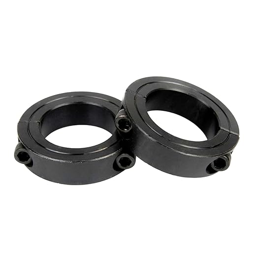 Jeremywell 1-3/4" Bore Double Split Set Screw Shaft Collar OD 2-3/4" Width 11/16" (2 PCS)
