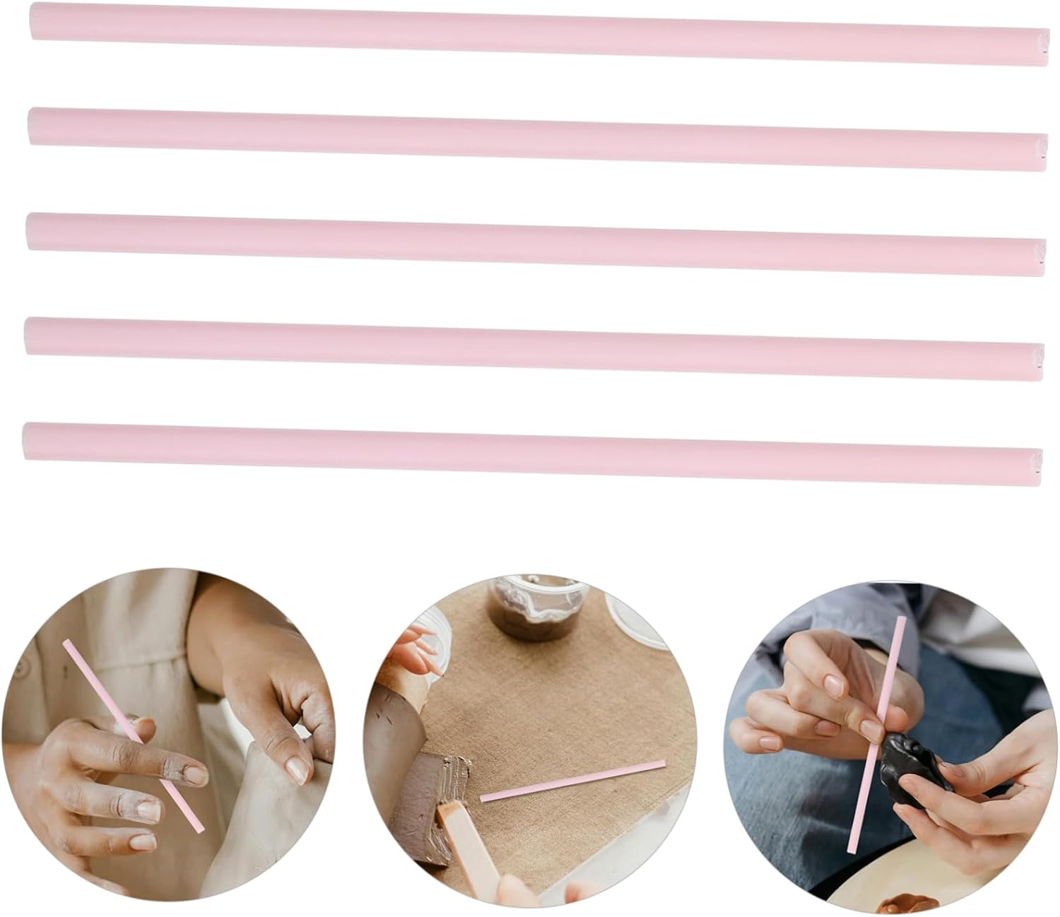 Gadpiparty 5pcs Hanging Burning Rods Pottery Accessory Ceramic Jewelry Burning Rod Firing Tool for Artists