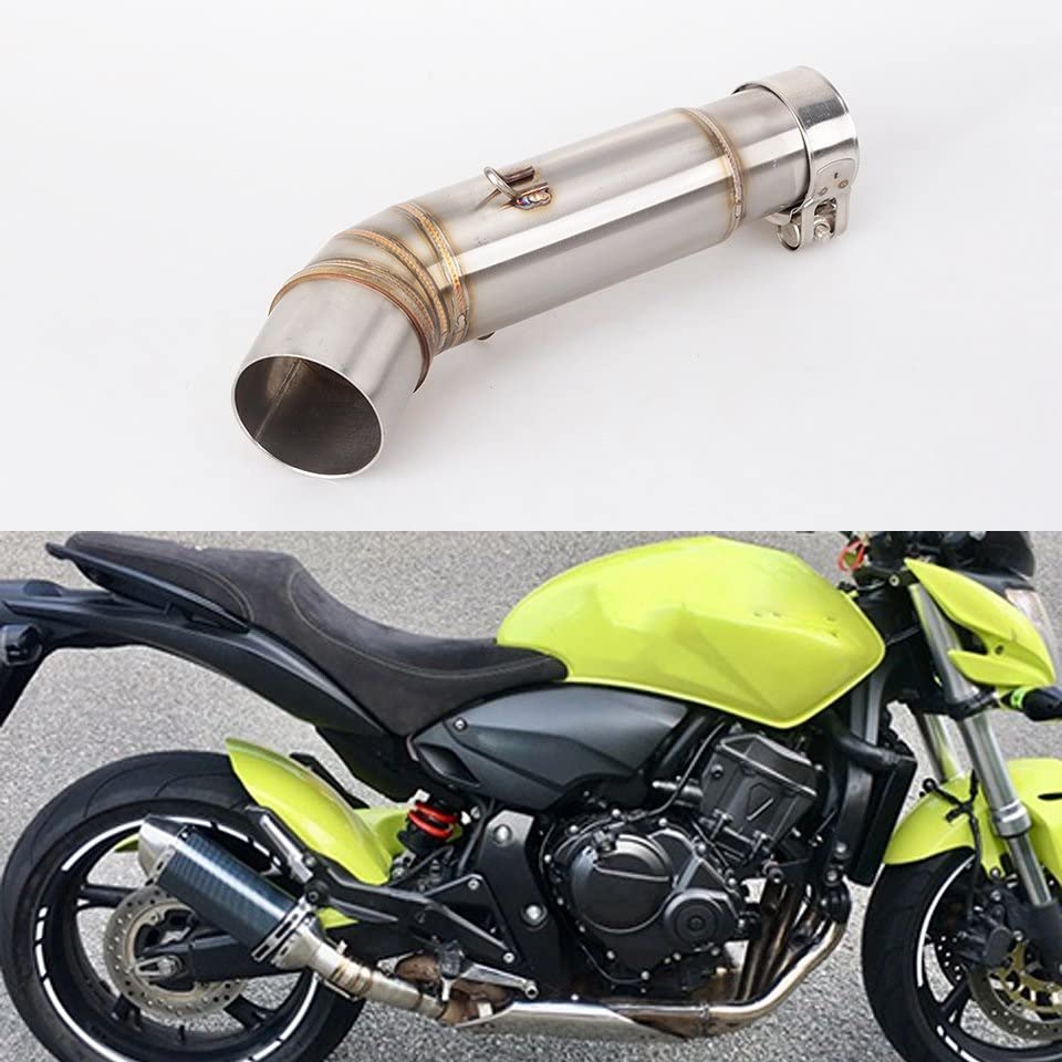 Escape Moto Tubo Para Hornet para CB600F para CB 600F 2007-2013 para CB600 silenciador Escape motocicleta, tubo enlace medio tubo Escape deslizante Moto Tubo Escape Silenciador