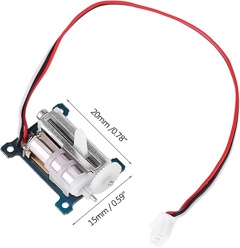 Miniatura 2 de Servo de actuador micro lineal de 0.05 oz con capacidad de carga, analógico digital de 3.7-5 V para aviones modelo controlado por radio de vuelo 3D