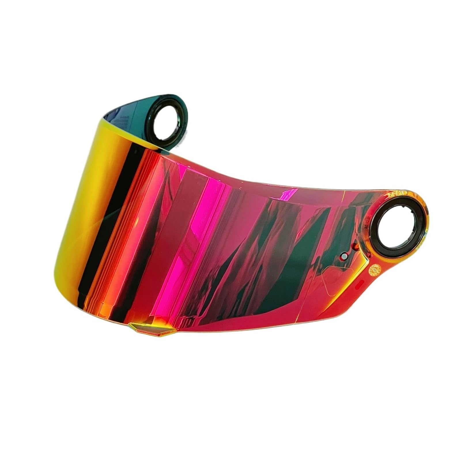 Visera Casco Moto Visera for casco integral de motocicleta, lente multicolor opcional(Red)