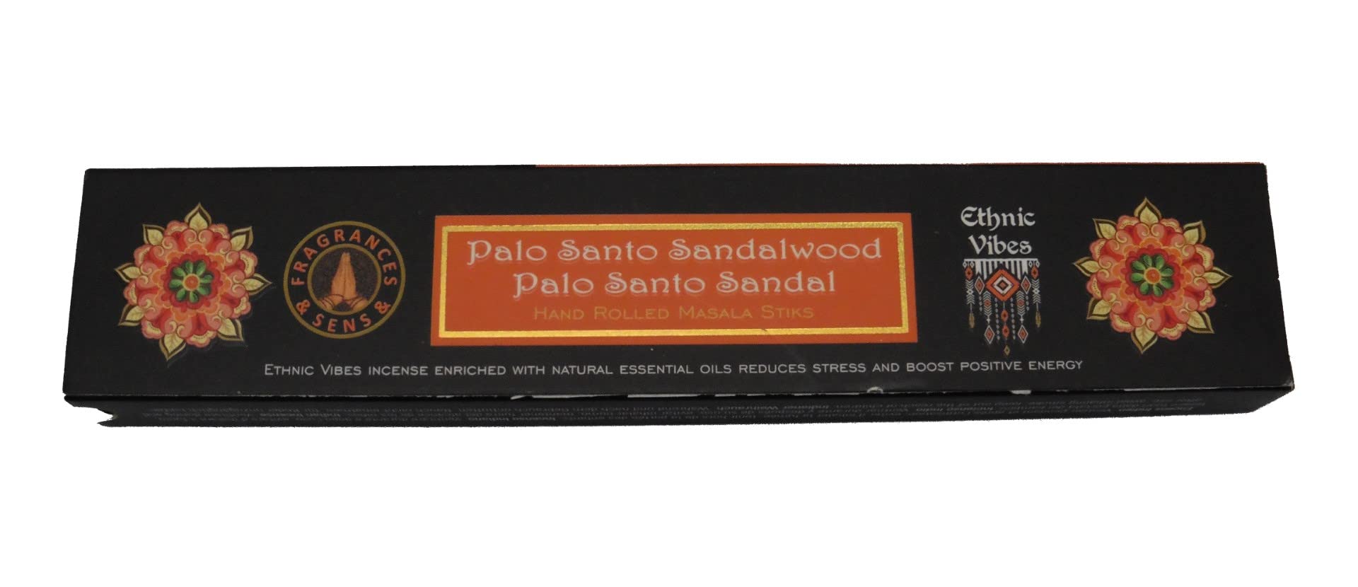 Ethnic Vibes Hand Rolled Masala Incense Sticks Palo Santo & Sandalwood Single 15 Gram Packet