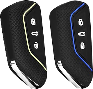 Sponsored You’re seeing this ad based on the product’s relevance to your search query.Learn more about this advertisement Pack of 2 Car Key Case for VW, Car Key Case 3 Buttons Key Case Compatible with VW Golf 8 Skoda Seat Leon MK 4 Tarraco Ateca Cupra Octavia Silicone Cover Case Protective Cover