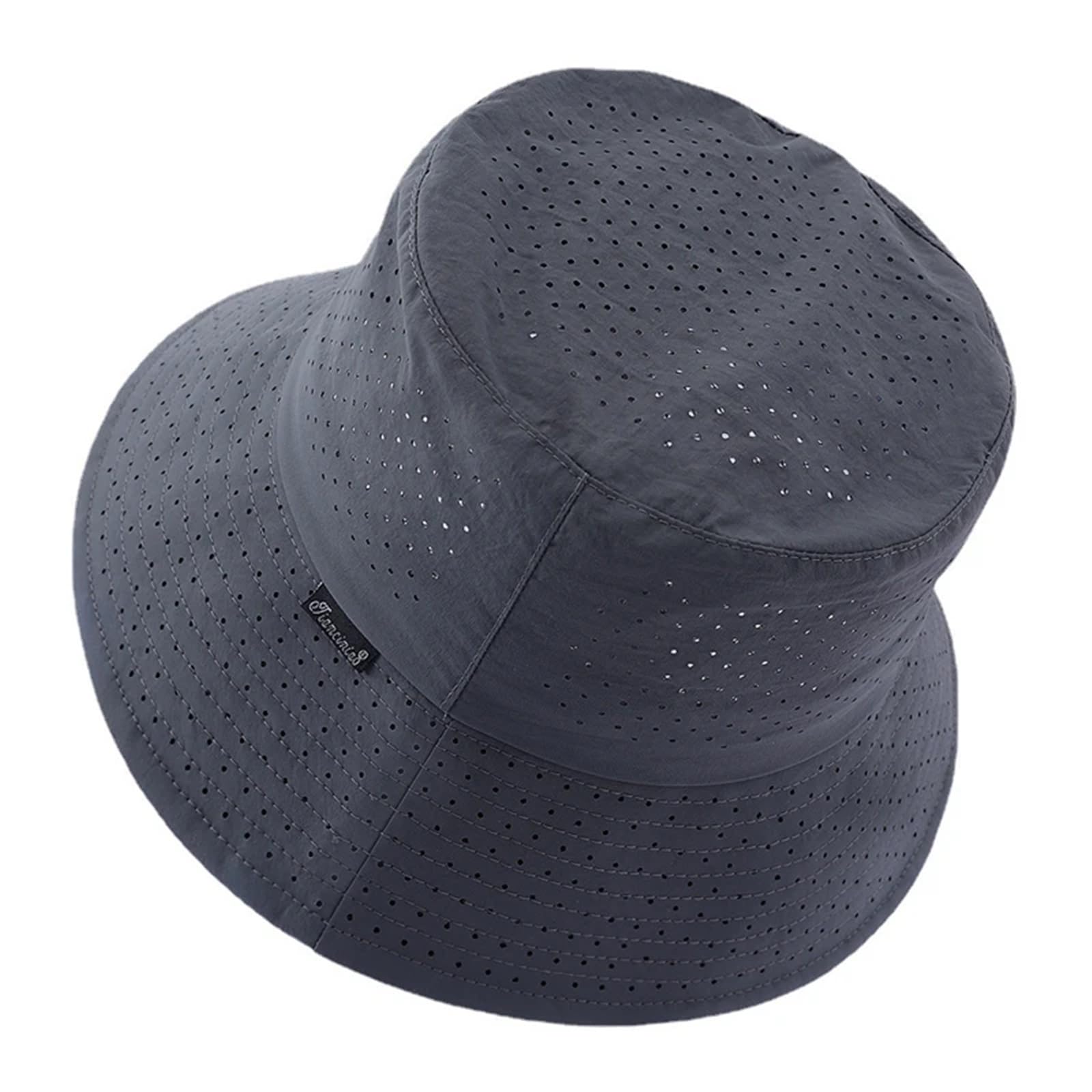 Cappelli da pescatore da uomo estivi Panama protezione solare all'aperto Cappello da pescatore solido da spiaggia cappello da sole per gli uomini
