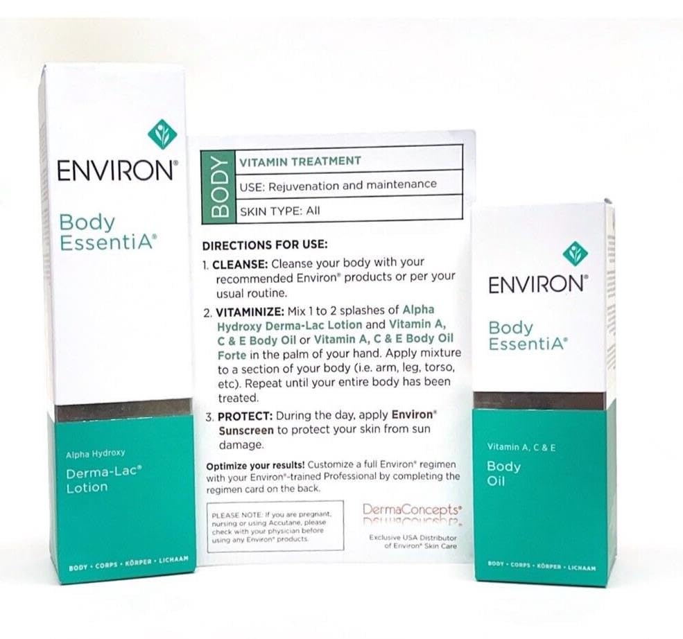 Environ Body Kit Normal - Derma-Lac Lotion & A, C & E Oil