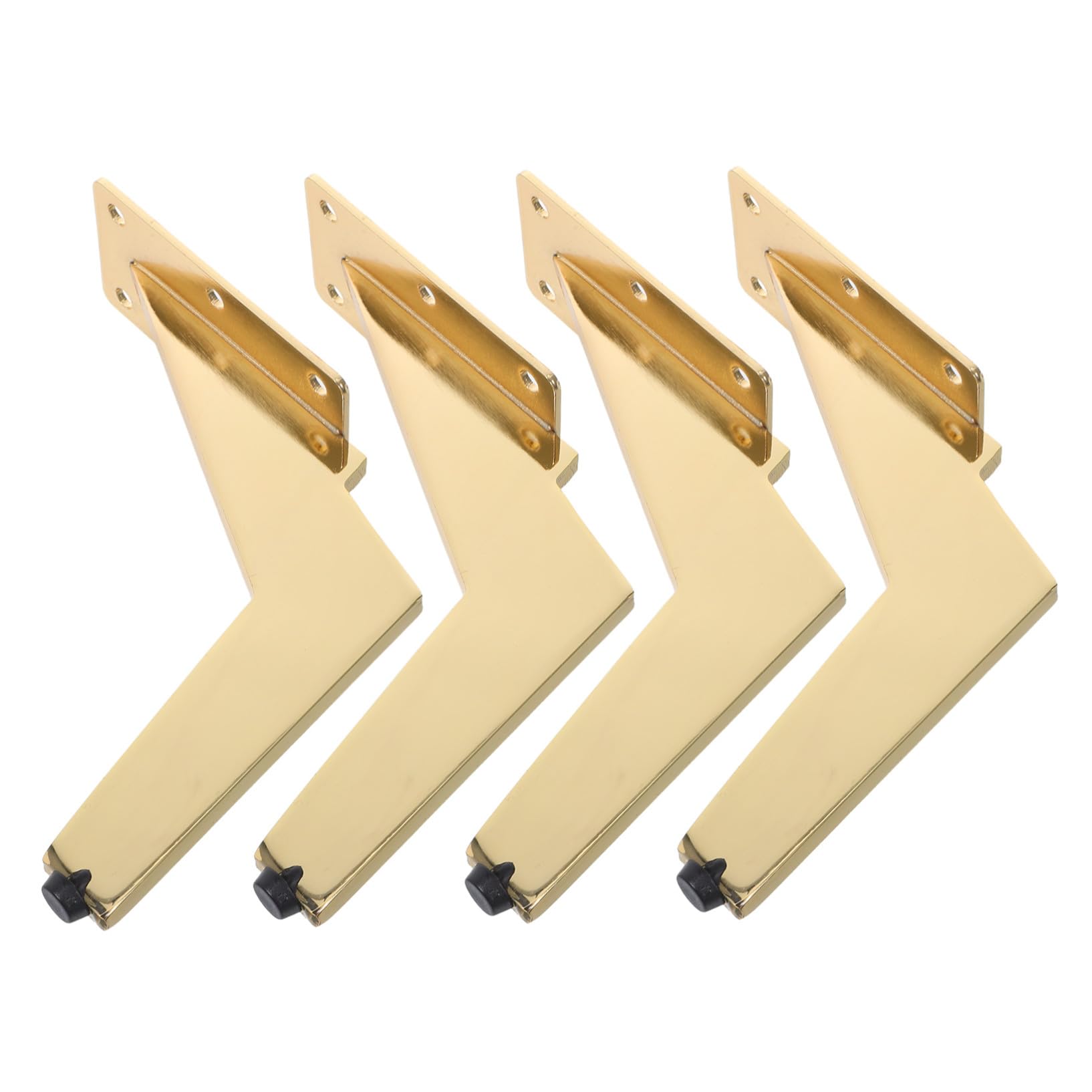 Pieds de Meuble Dorés Antidérapants pour Fixer un Canapé Stable