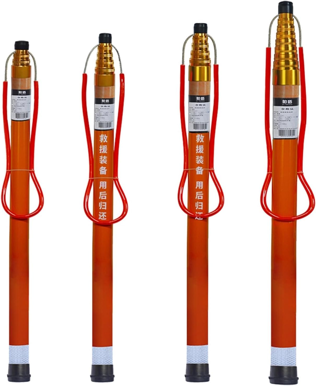 Barra telescópica de salvavidas para piscina, equipo de rescate de emergencia para salvar vidas, ayuda a nadadores que luchan o ahogan, con diseño luminoso y reflectante nocturno