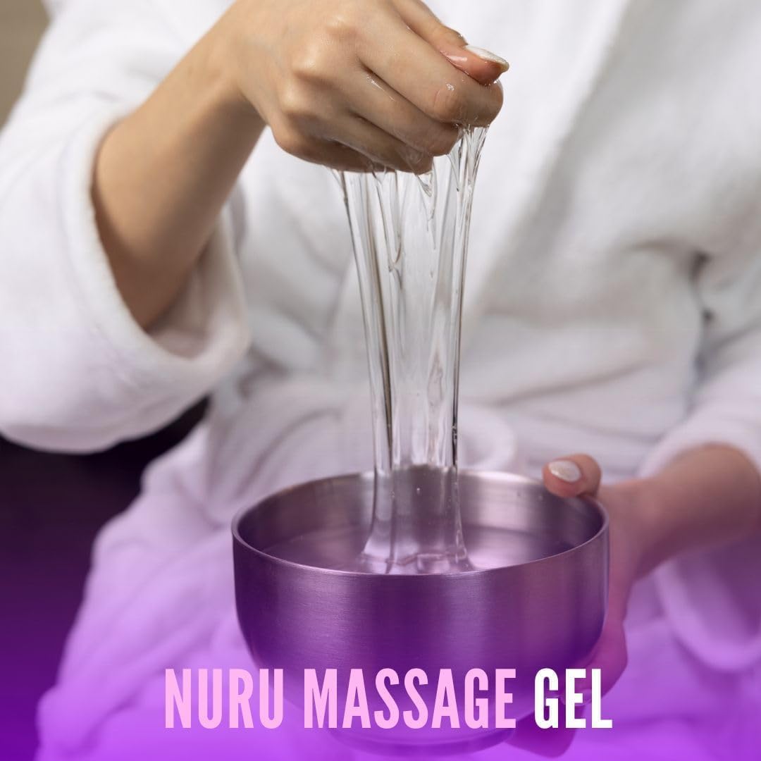 Polvere di Gel da Massaggio Nuru Giapponese | Formulata con Aloe Vera Naturale e Alga Marina | Prodotto in Giappone | Senza Parabeni né Glicerina | Senza Profumo (Yakyoku - 500g)