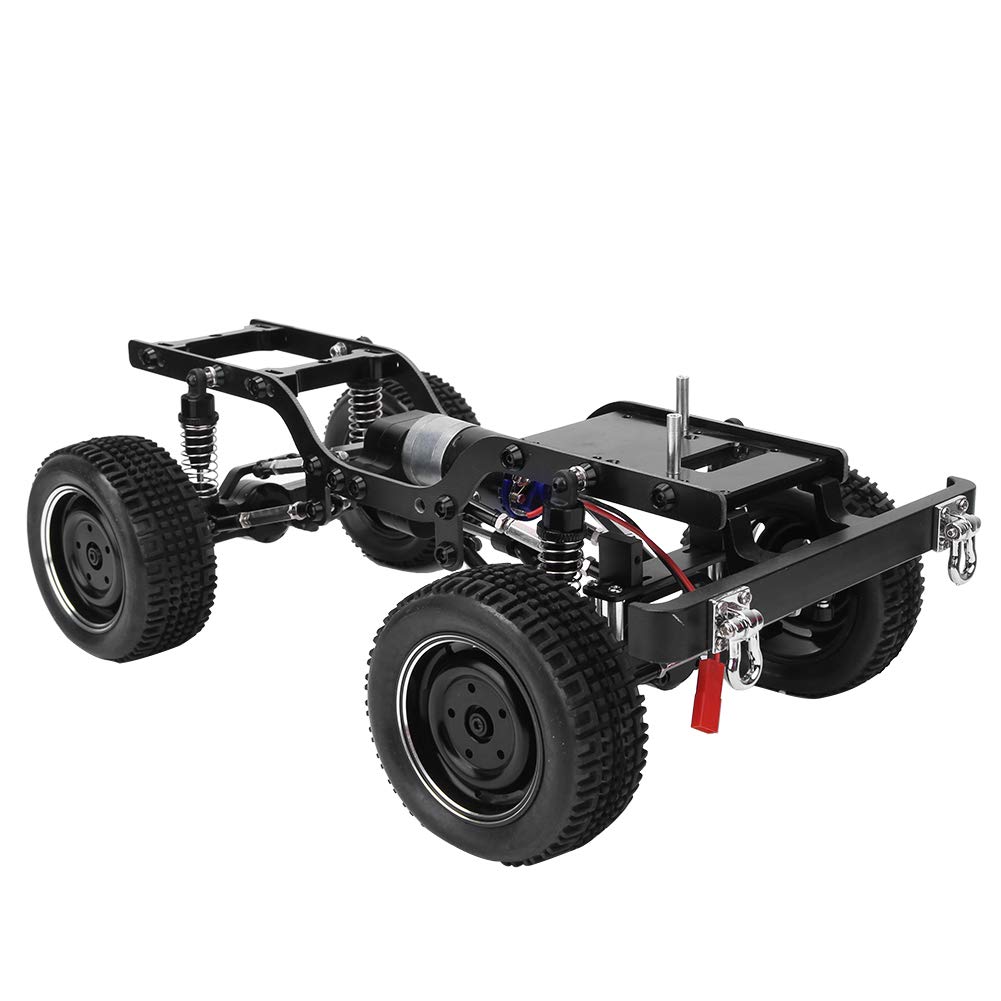 Alomejor Chasis de Coche RC, Accesorio de Mejora de Precisión CNC for