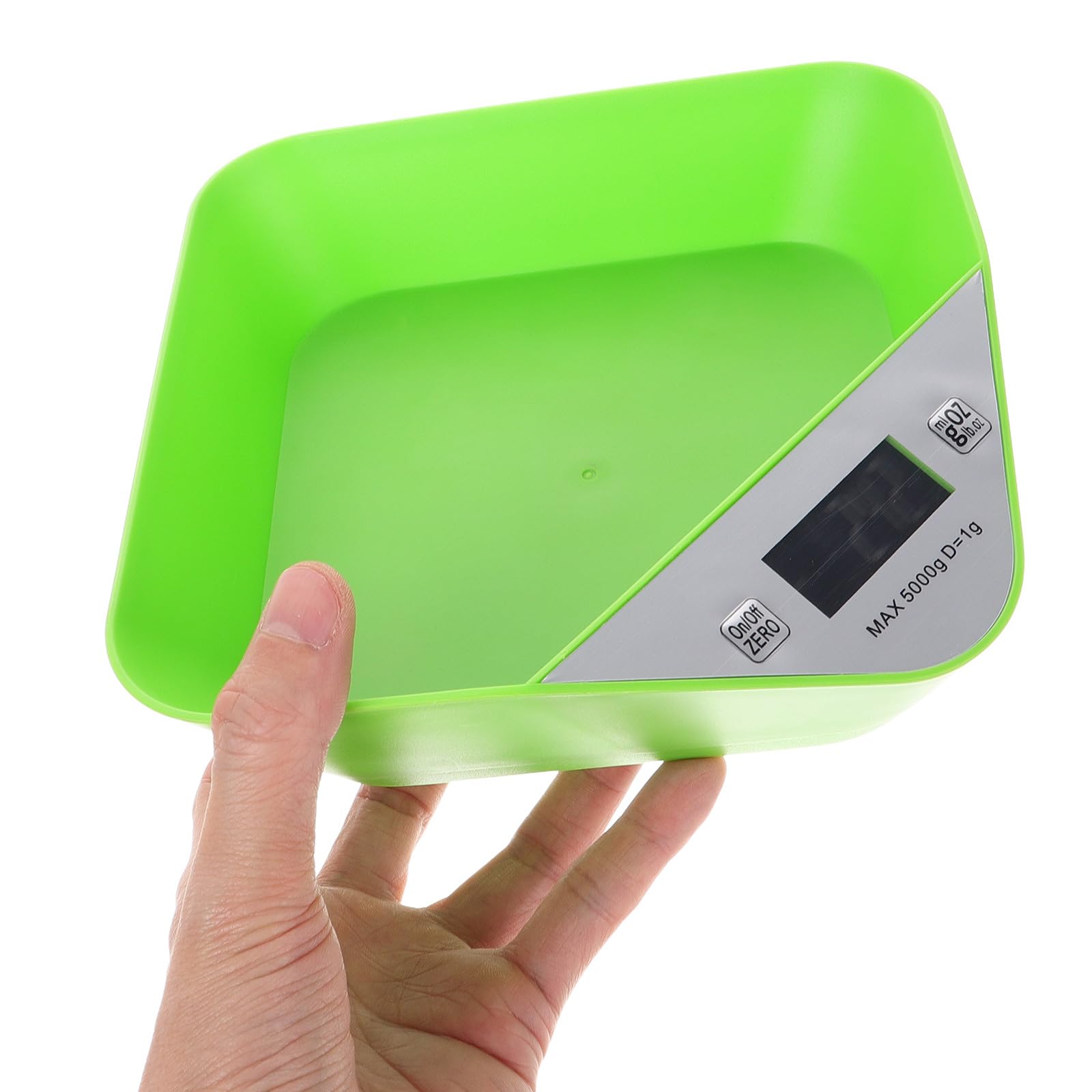 SUPVOX Bilancia da Cucina Digitale Ciotola Verde, Peso Preciso in Grammi, Piccola Bilancia Alimentare per Cottura e Preparazione in Cucina, Utensile Compatto Facile da Trasportare