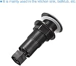 MECCANIXITY Garbage Disposal Air Switch Button 25mm Dia 304 Stainless Steel Self Locking for Sink Top Waste Disposer