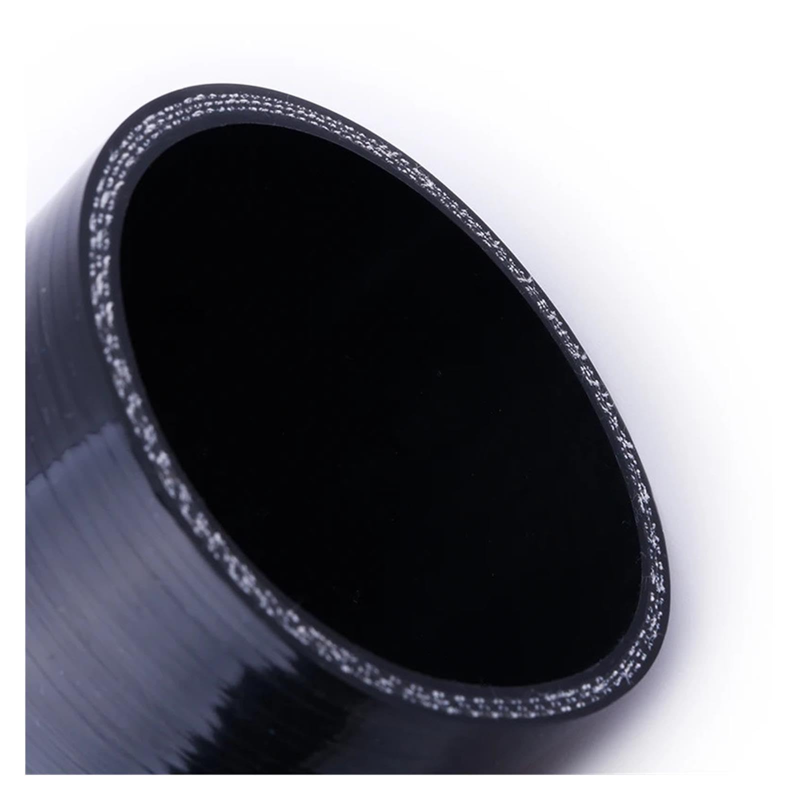 180-Grad-Silikonbogen, ID 12–51 Mm, Schwarz