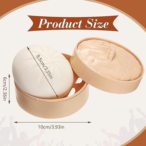 Miniatura 2 de Civaner Paquete de 6 juguetes sensoriales para aliviar el estrés, bollo elástico al vapor, bolas de comida con mini kit de vaporizador para niños y