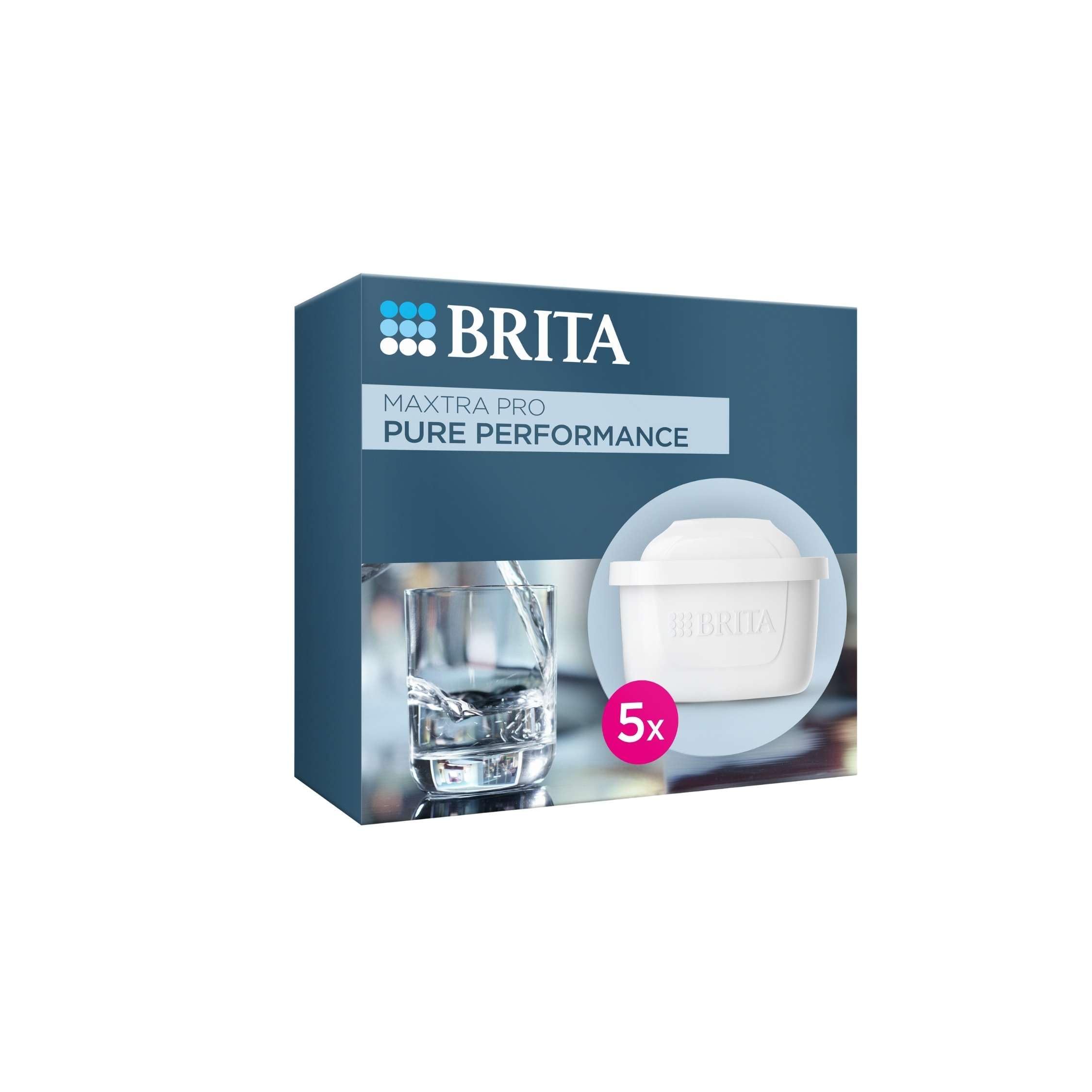 BRITA MAXTRA PRO Pure Performance Yedek Su Arıtma Filtresi, 5'Lİ