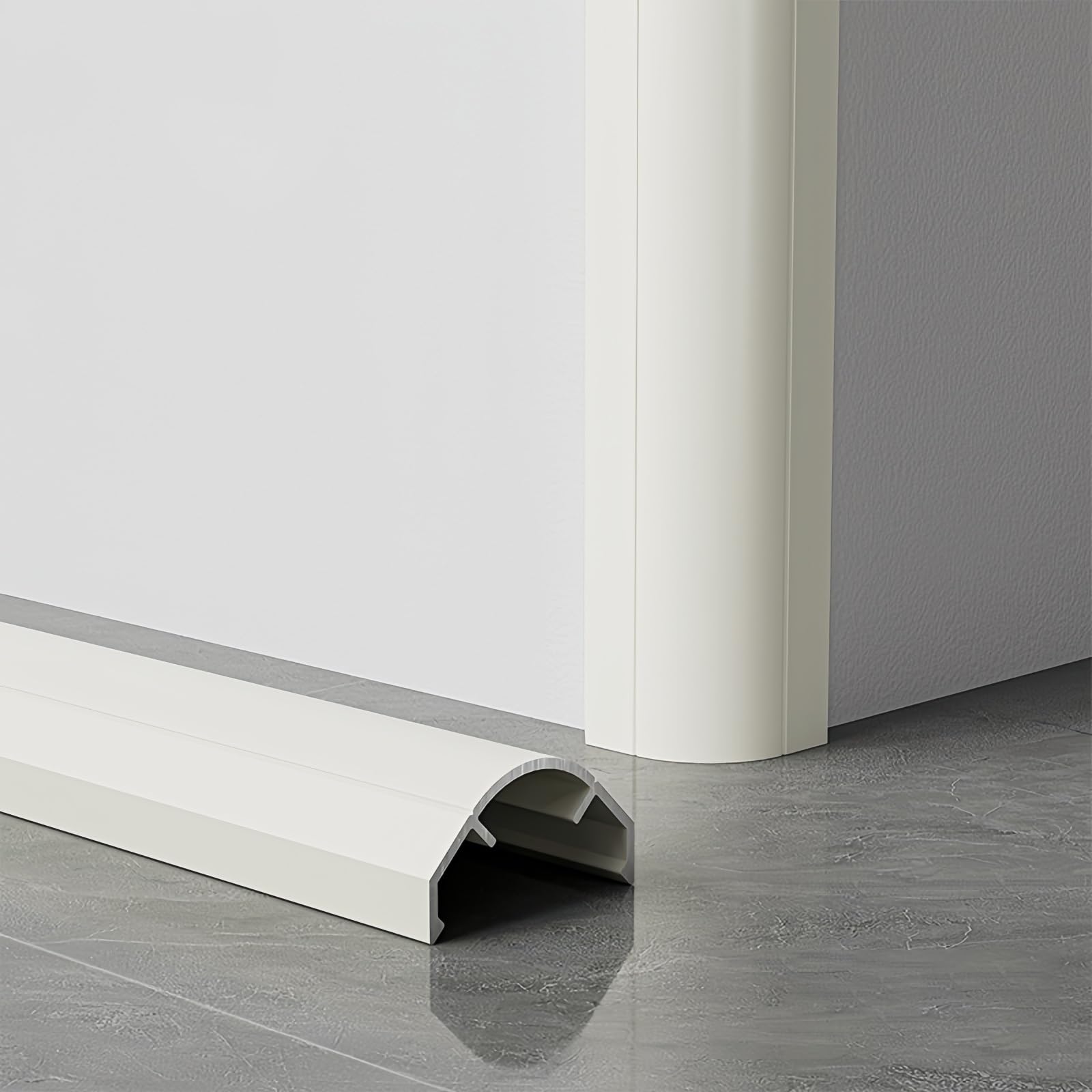 Coayuou Wall Corner Edge Protection Strips 100 cm x 3 Pieces Metal Corner Protection Made of Aluminium Corner Strips Shockproof and Scratch Resistant for Walls Perfect Wall Cladding for Permanent