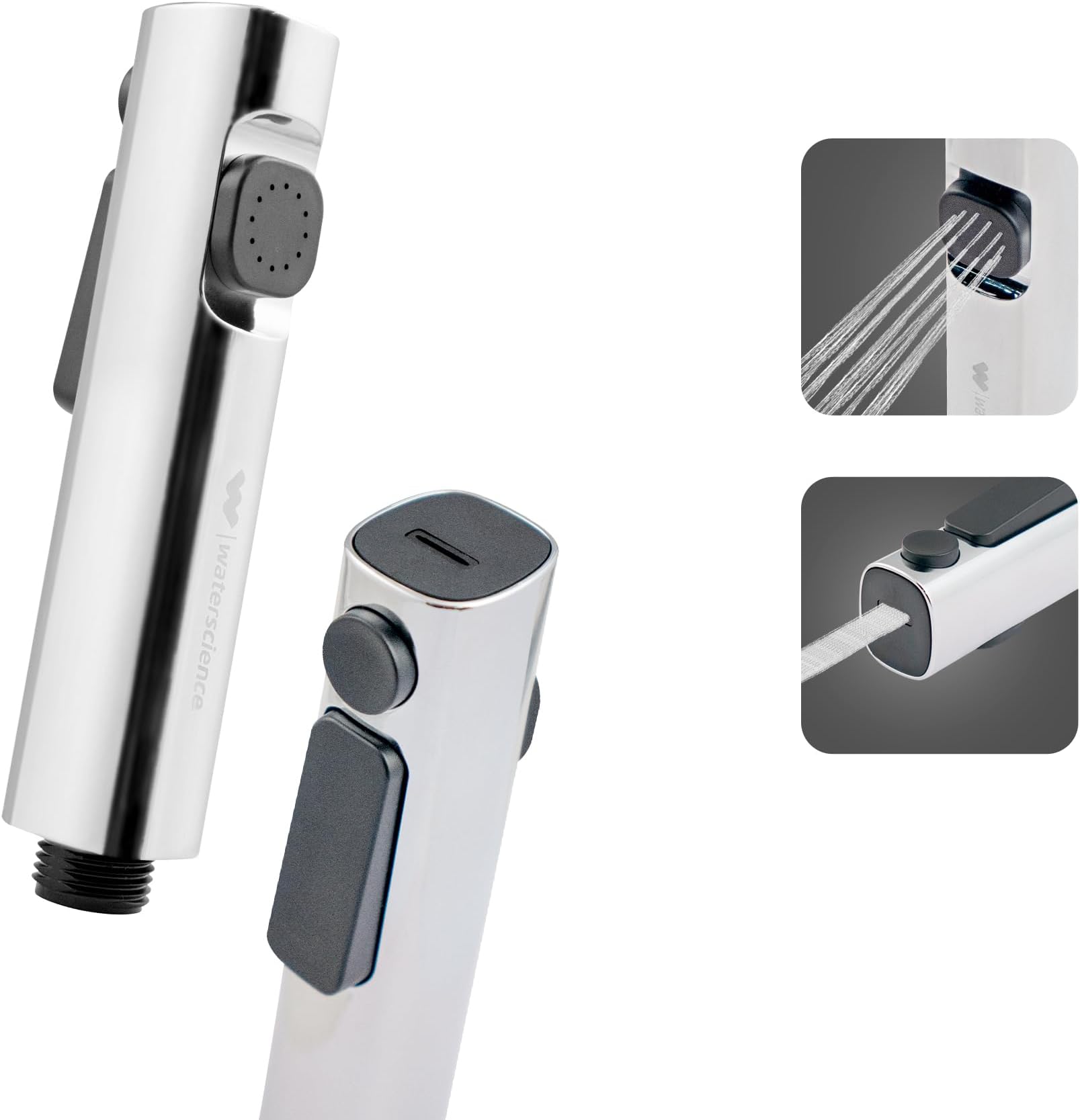Water Saving Health Faucet for Toilet | Jet Spray | 2 Flow Modes | Chrome Finish | Without Hose - PURO-HFE-224