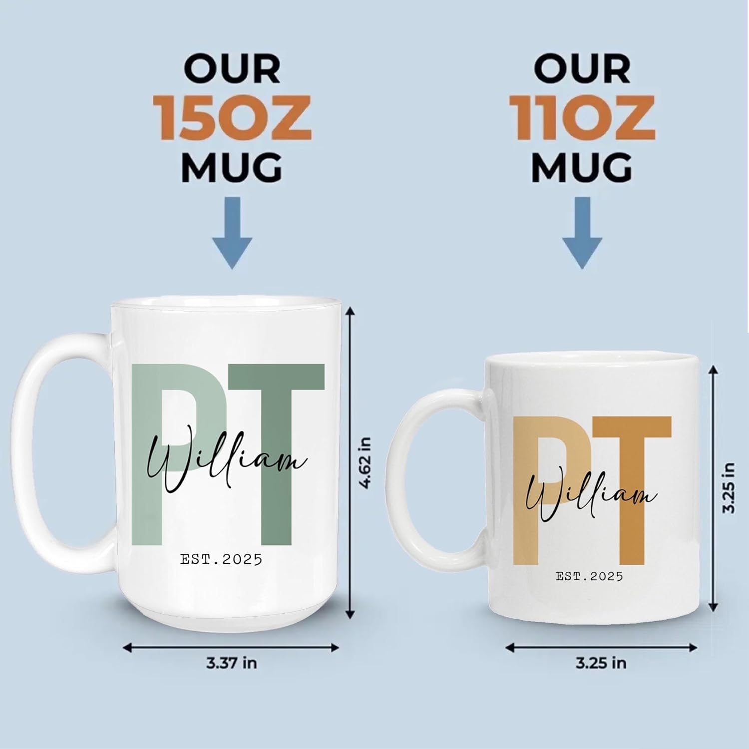 Custom Physical Therapist Mug • Personalized Physical Therapy Mug • Pt Therapy Gift Ideas • Graduation Gift For Therapist Student - Image 5