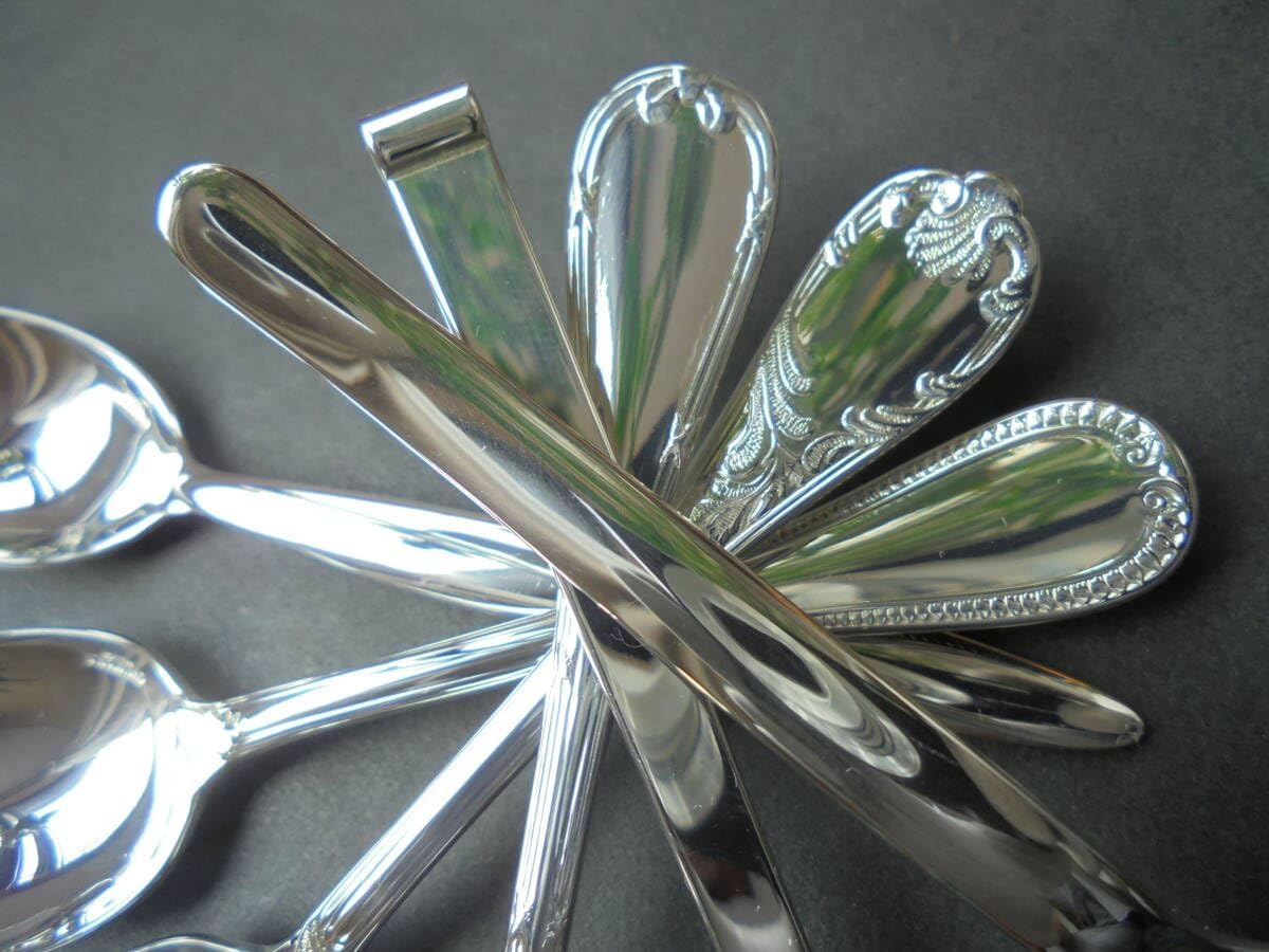 レア！極仏蘭西高級銀器クリストフルシルバー デミタススプーン各種6
