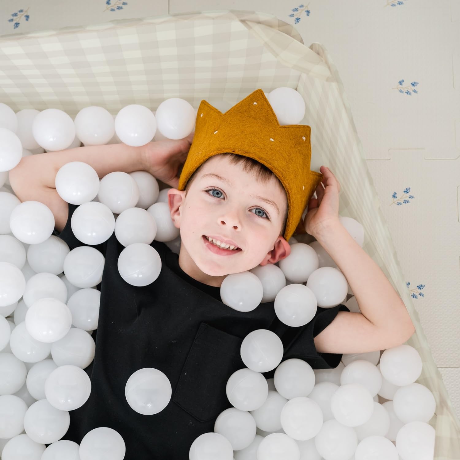 3 Sprouts Piscine à balles pour enfants – Piscine à balles pop-up pour intérieur et extérieur pour tout-petits, Piscine à balles bébé – Grande piscine à balles pliable - Jeu actif pour