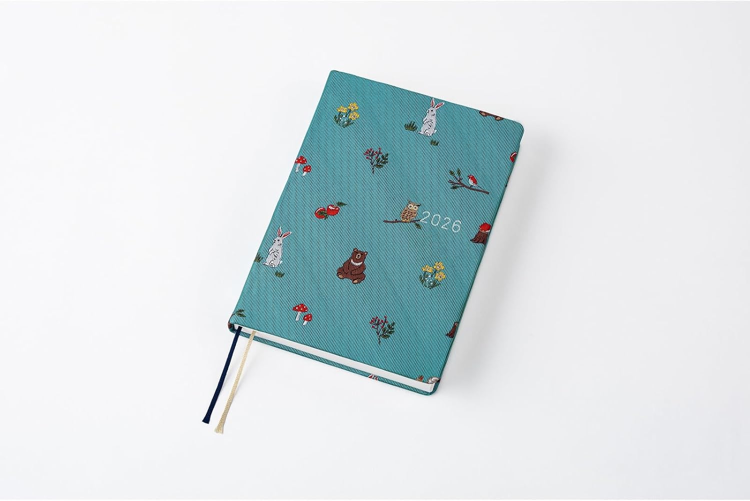 Hobonichi Techo HON A6 2026 – Bow & Tie: In the Forest (English, January Start Planner)