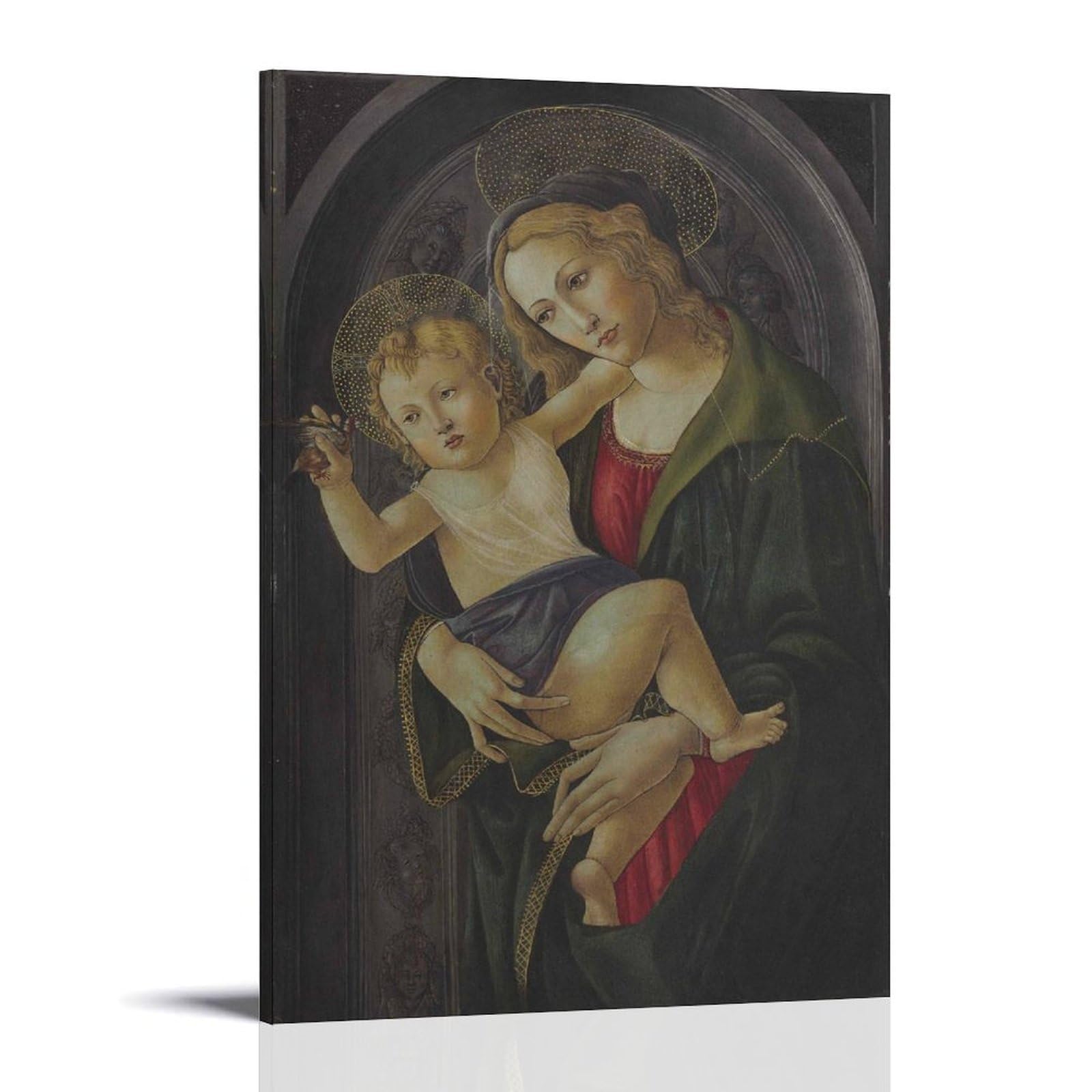 Generisch Sandro Botticelli's Virgin Mary Holding A Child Póster Lienzo Impresión artística 20 x 30 pulgadas