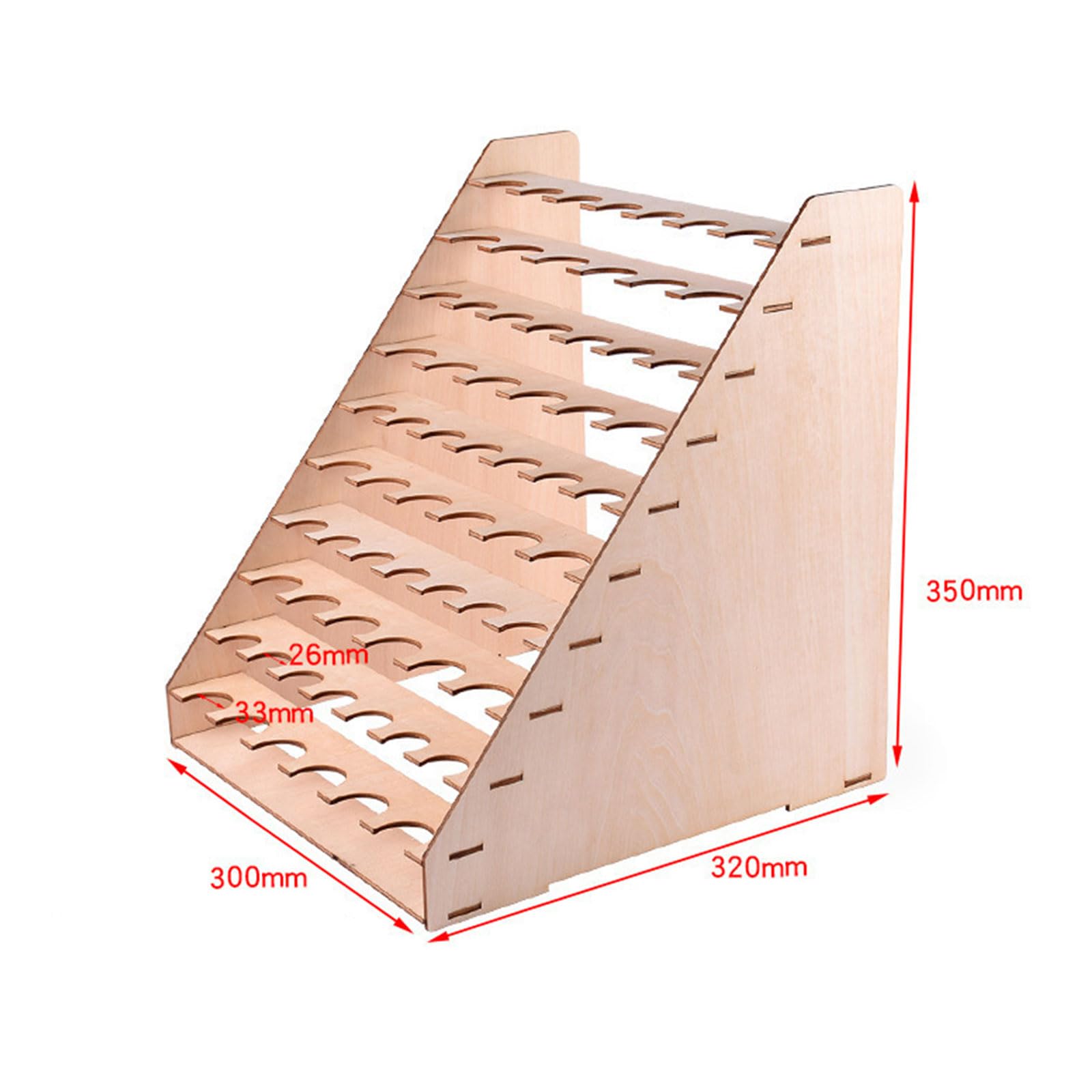 Pigmento per assemblaggio Fai-da-Te, 65 Hole Paint Rack