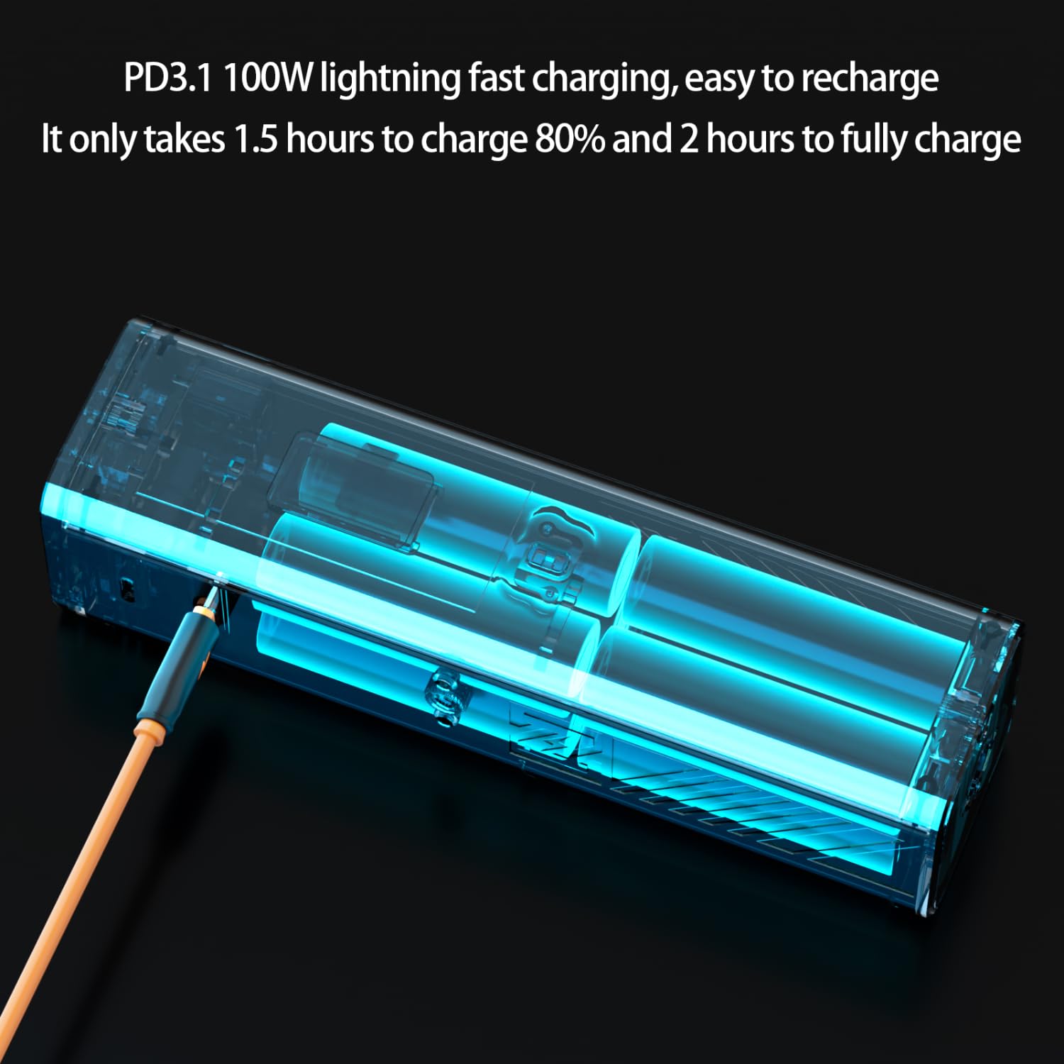 ZGCINE ZG-H110 uchwyt baterii do aparatu 99 Wh 140 W PD3.1 powerbank | ręczny uchwyt baterii z wyświetlaczem LED, wyjście Dual PD+D-Tap, uchwyt akumulatora LED do kamery, światła wideo i kamery Action